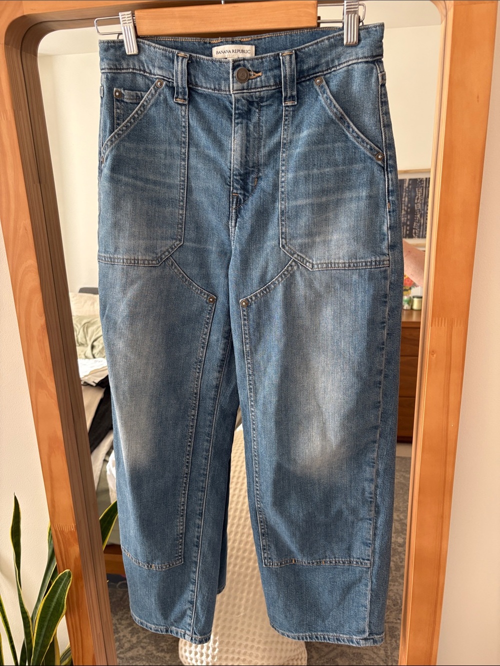 Banana Republic Carpenter Pants Double Knee Straight Women